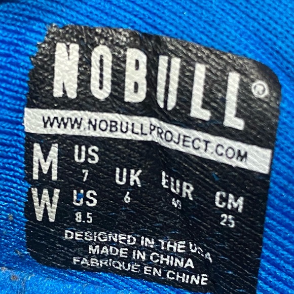NOBULL Blue Mesh Runner Sneakers M7 W8.5 - Picture 11 of 11